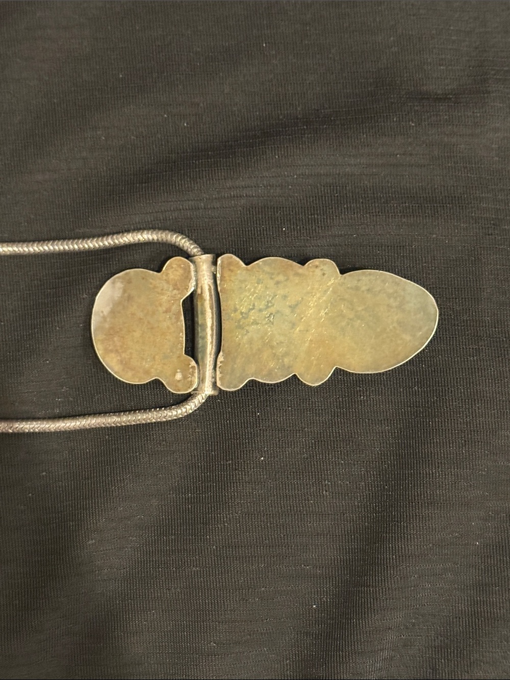 Vintage Mexican 3-Stone Opal Pendant Necklace - Picture 5 of 8
